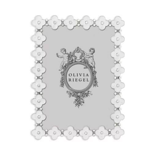 Best reviews of ✨ Olivia Riegel Enamel Clover 5" X 7" Frame White 👍 -Many Online Shop unnamed file 159