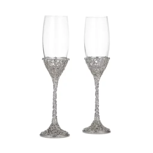 Budget ❤️ Olivia Riegel Silver Isadora Flutes, Set Of 2 💯 -Many Online Shop unnamed file 201