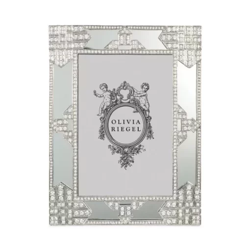 Best Sale 🎁 Olivia Riegel Deco Mirror 4" X 6" Frame Silver ✨ -Many Online Shop unnamed file 244