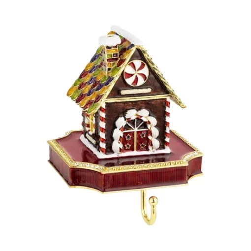 Best Pirce 😀 Olivia Riegel Gingerbread House Pewter Stocking Holder 🔥 -Many Online Shop unnamed file 249