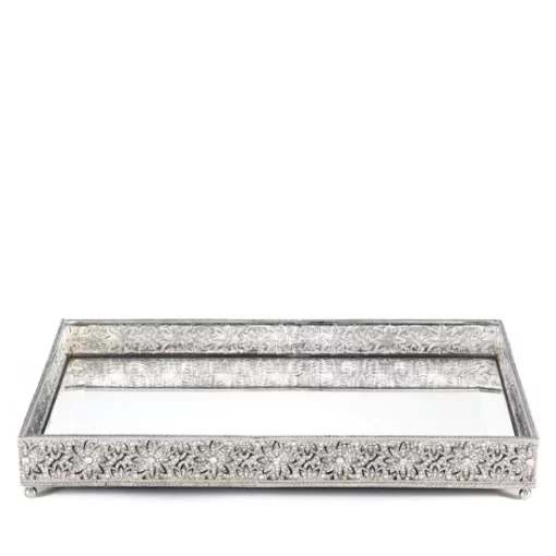 Buy 🥰 Olivia Riegel Large Windsor Beveled Mirror Tray Silver 😀 -Many Online Shop unnamed file 265