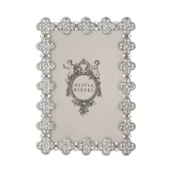 Buy 🎁 Olivia Riegel Pavé Clover 4" X 6" Frame Silver 🥰 -Many Online Shop unnamed file 288