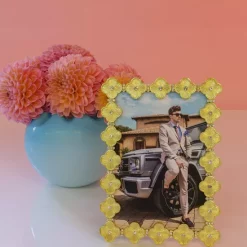 Brand new 🥰 Olivia Riegel Gold Clover Picture Frame, 4" X 6 🤩 -Many Online Shop unnamed file 299