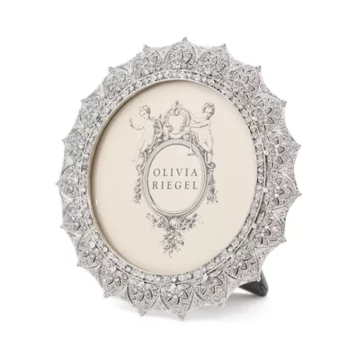 Outlet 🔥 Olivia Riegel Silver-Tone Windsor 4" Round Frame 🛒 -Many Online Shop unnamed file 302