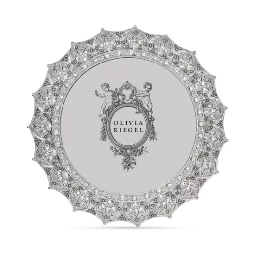 Outlet 🔥 Olivia Riegel Silver-Tone Windsor 4" Round Frame 🛒 -Many Online Shop unnamed file 303