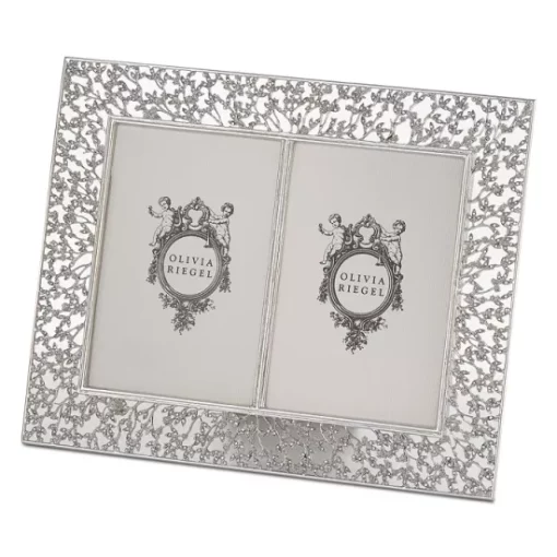 Budget 🤩 Olivia Riegel Silver Isadora Double Frame, 4" X 6" ⌛ -Many Online Shop unnamed file 309