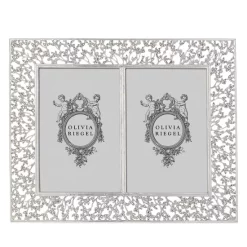 Budget 🤩 Olivia Riegel Silver Isadora Double Frame, 4" X 6" ⌛ -Many Online Shop unnamed file 311