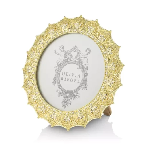 New 🔔 Olivia Riegel Gold Windsor Round Frame, 4" 🎉 -Many Online Shop unnamed file 338